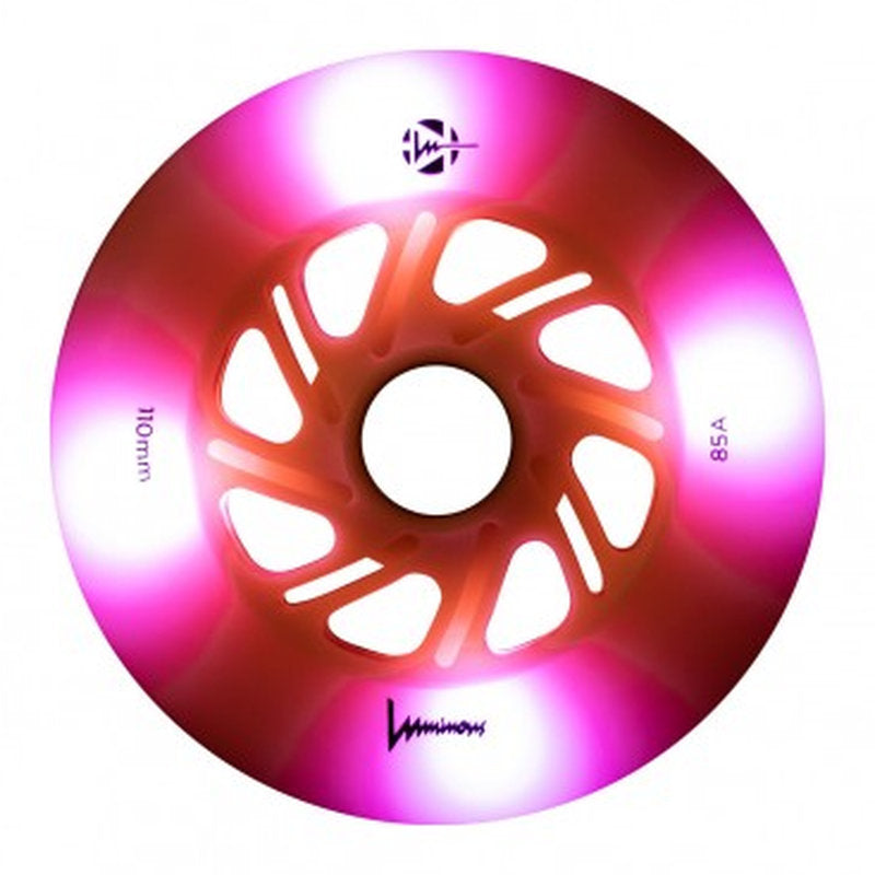 Ruedas LED luminosas de 110 mm