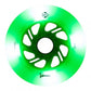 Ruedas LED luminosas de 110 mm