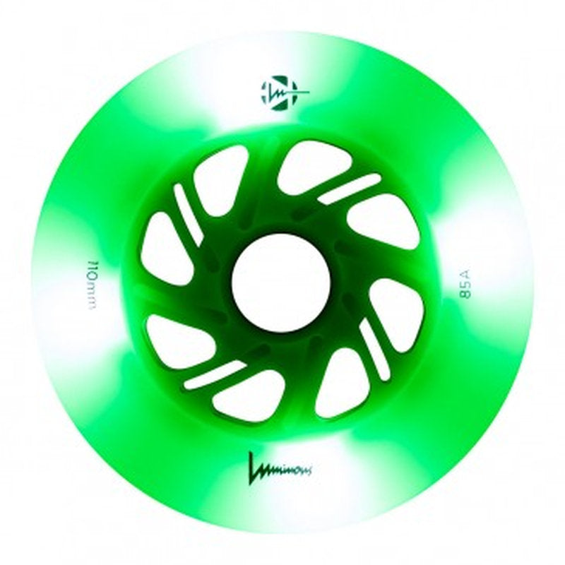 Ruedas LED luminosas de 110 mm