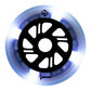 Luminous LED 125mm/85A Wheels (Pack of 3)