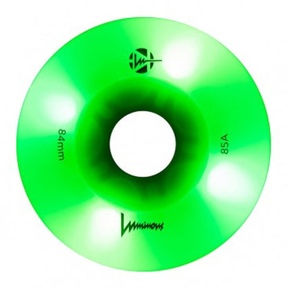 Luminous LED 84mm/85A Wheels (Pack of 4)