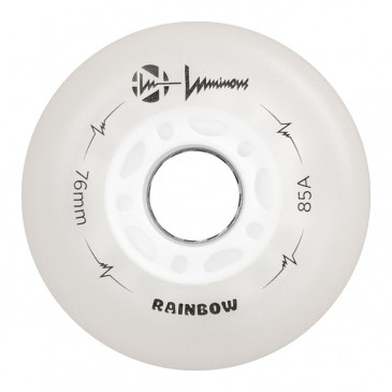 Ruedas LED luminosas de 76 mm