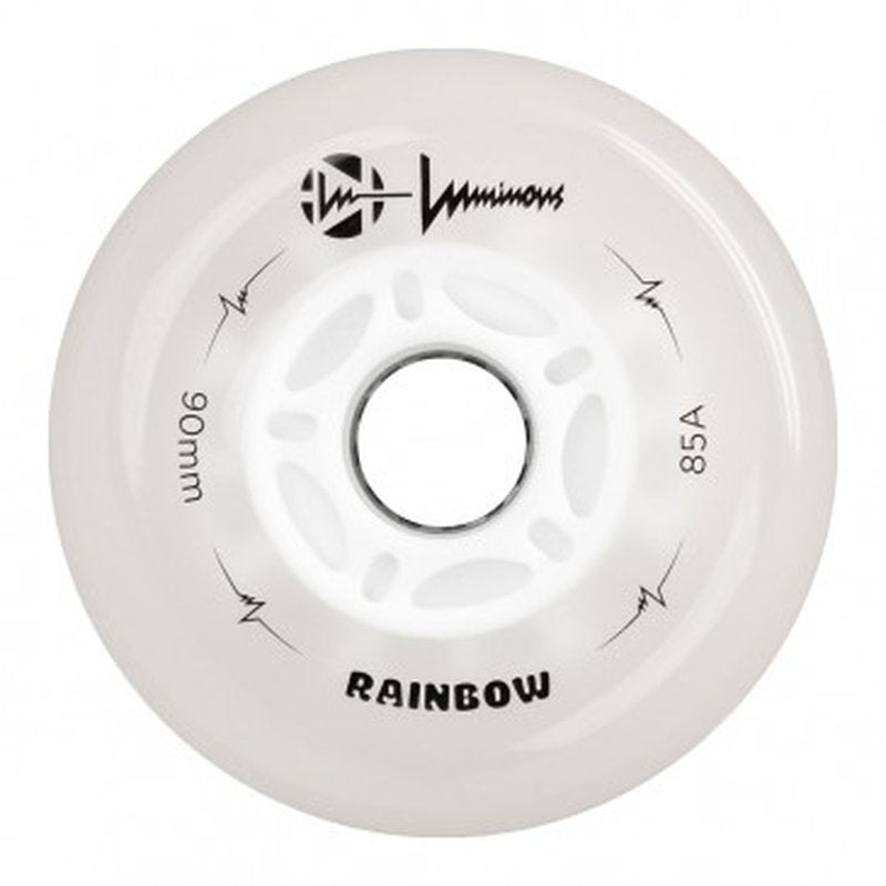 Ruedas luminosas LED de 90 mm