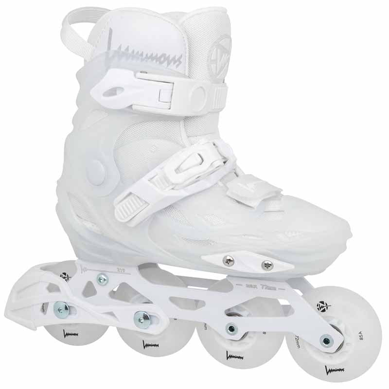 Luminous Rayon White Kids Skates - Inlinex