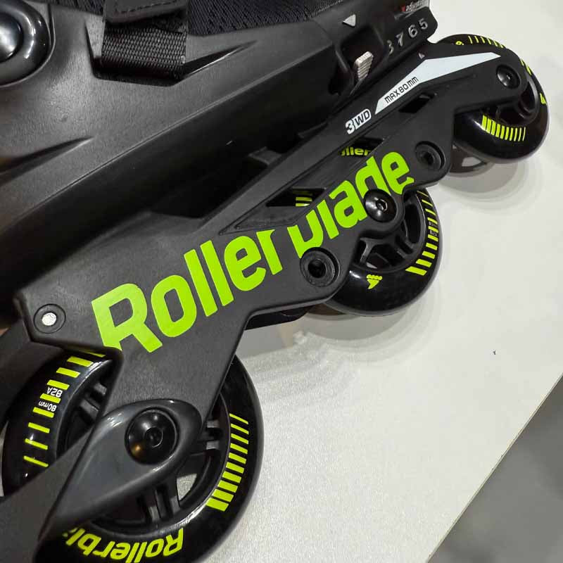 🔥🔥🔥Rollerblade Microblade 3WD Black Green Kids Skates