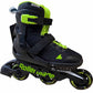 🔥🔥🔥Rollerblade Microblade 3WD Black Green Kids Skates