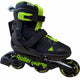 Patines Rollerblade Microblade 3WD negros y verdes para niños
