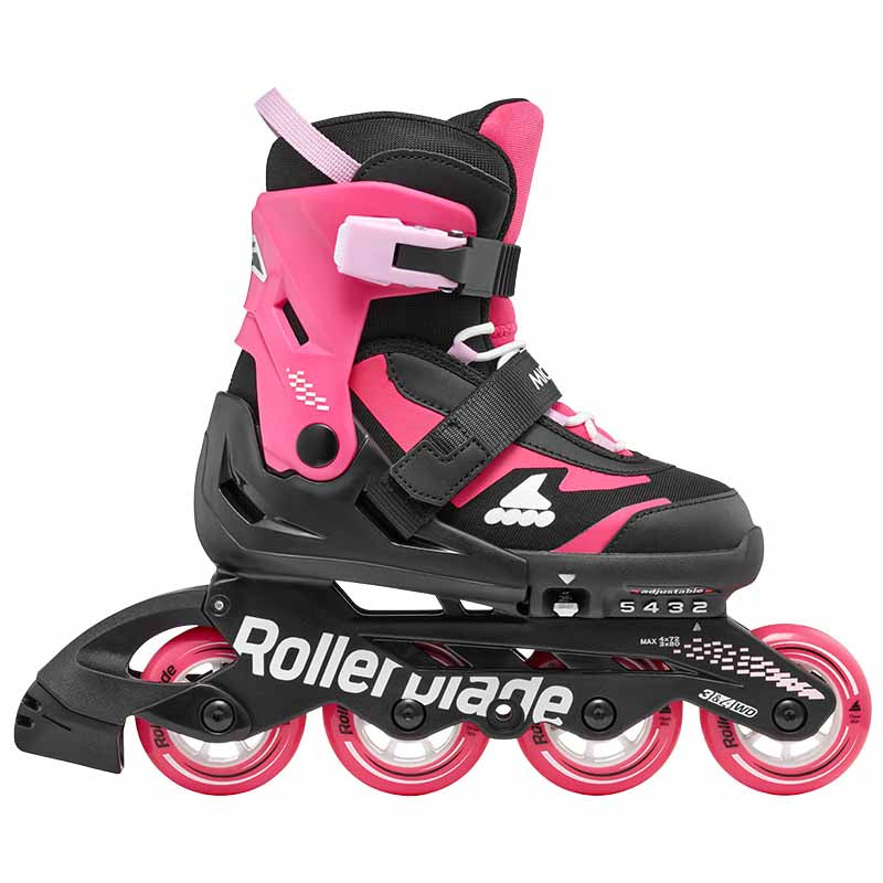 Rollerblade Microblade Black Pink Kids Skates