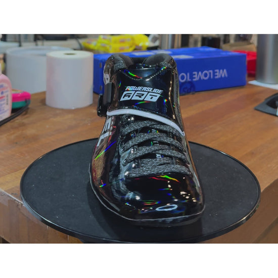 Bota negra Powerslide Accel Race únicamente