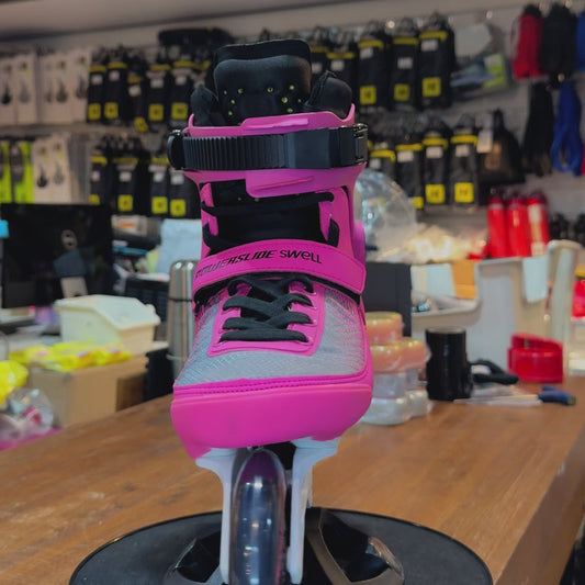 🔥🔥🔥Powerslide Swell Electric Pink 100 - 3D Adapt Skates - alternate view