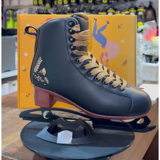 Chaya Merlot Black Ice Skates