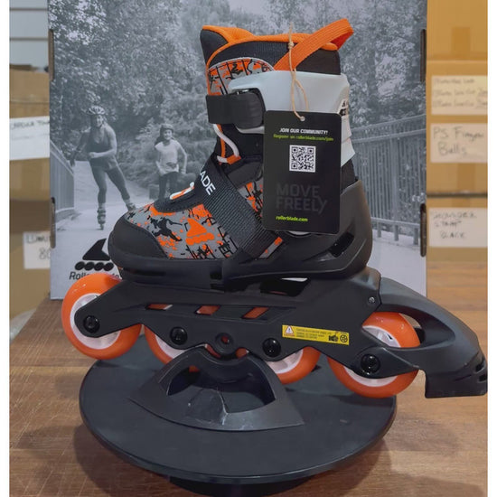 Rollerblade Microblade SL Black Orange Kids Skates