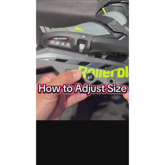 🔥🔥🔥 Sepatu Roda Anak Rollerblade Microblade Warna Kuning Neon - alternate view