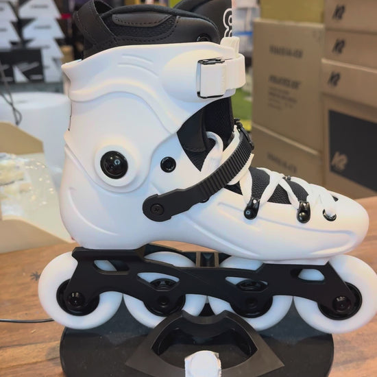 FR J Club White Kids Skates