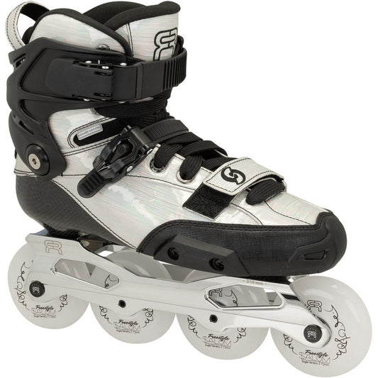 FR Spin Ji Holo White Kids Skates - Inlinex