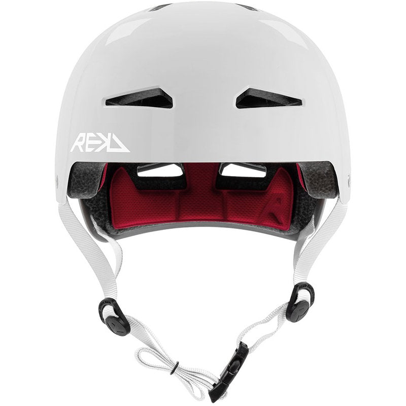 REKD Elite 2.0 Helmet gloss silver elite 2 0 helmet gloss silver front