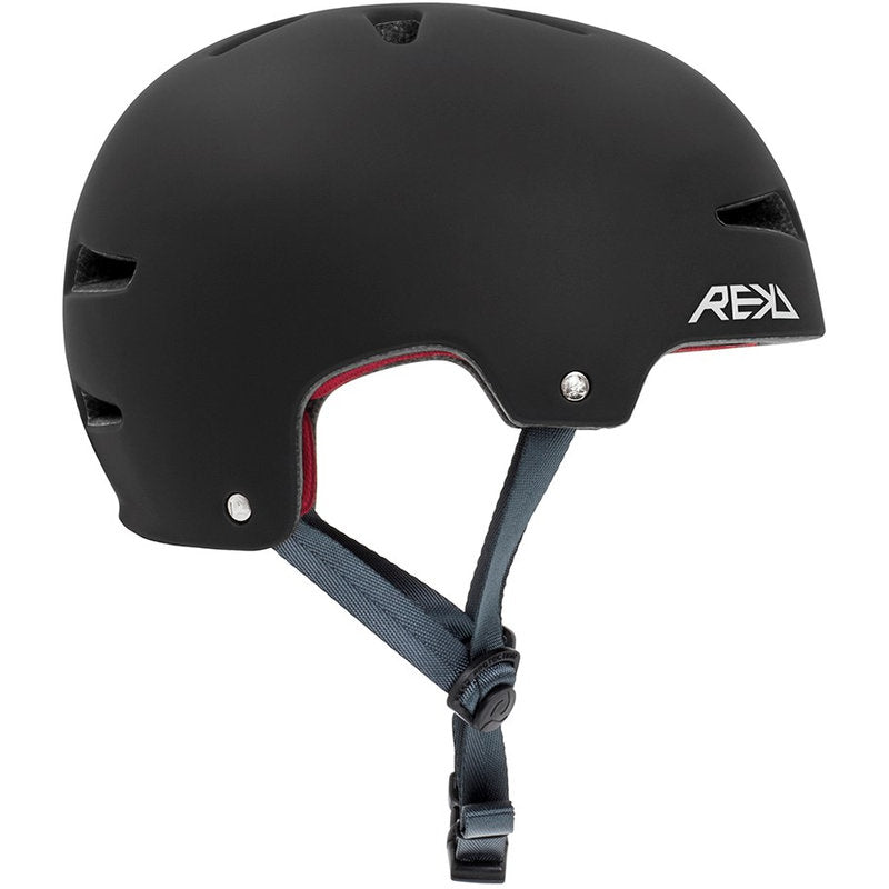 REKD Ultralite In-Mold Helmet black ultralite in mold helmet black side