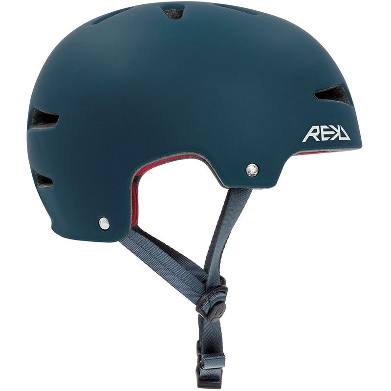 REKD Ultralite In-Mold Helmet blue ultralite in mold helmet blue side