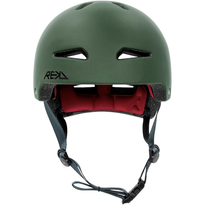 REKD Ultralite In-Mold Helmet green ultralite in mold helmet green front