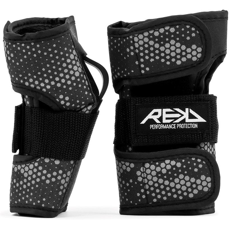 REKD Wrist Guards x wrist guards grey front and side