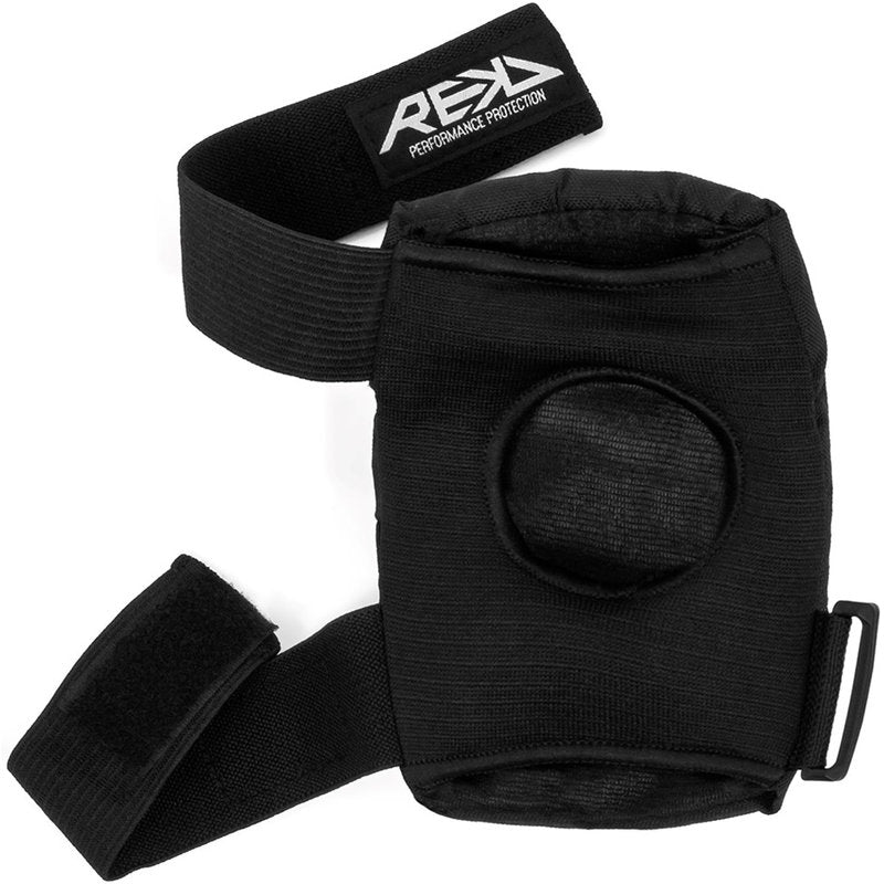 REKD Junior Heavy Duty Triple Pad Set black junior heavy duty pad set black elbow pads back unstrapped