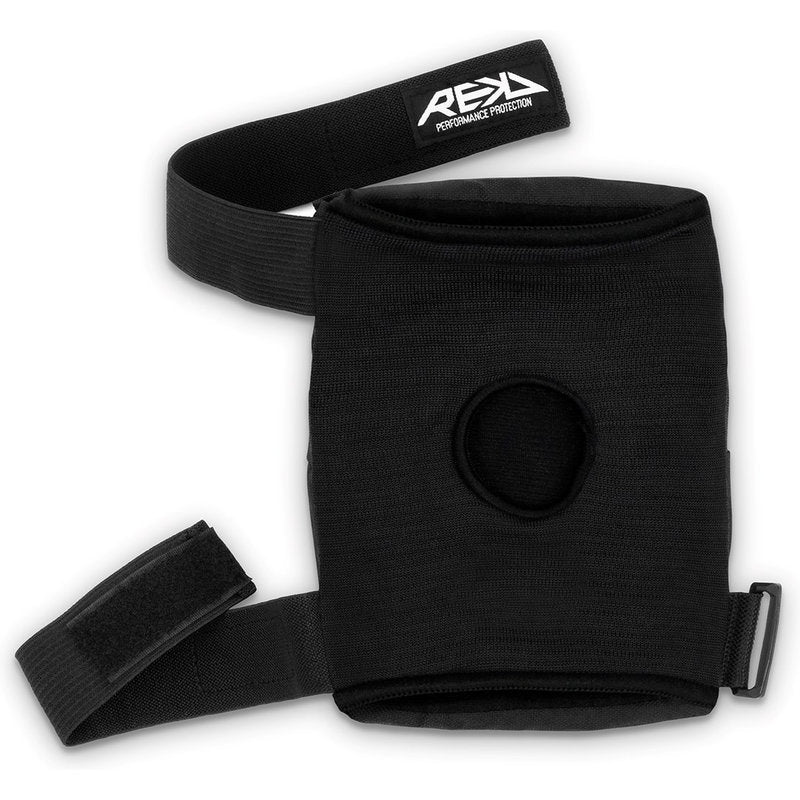 REKD Junior Heavy Duty Triple Pad Set black junior heavy duty pad set black knee pads back unstrapped