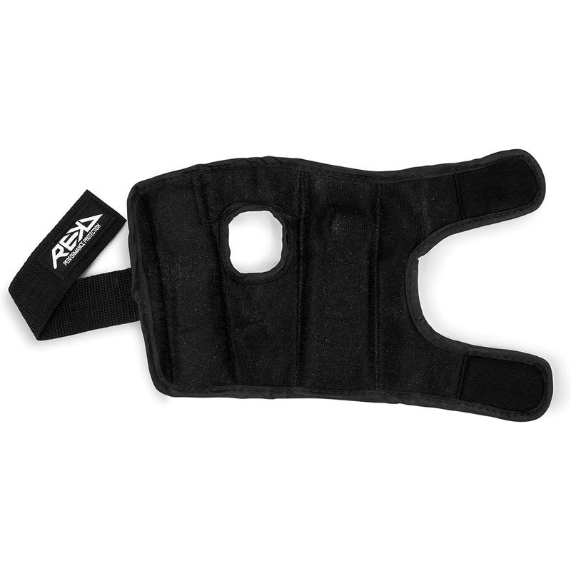 REKD Junior Heavy Duty Triple Pad Set black junior heavy duty pad set black wrist guards back unstrapped