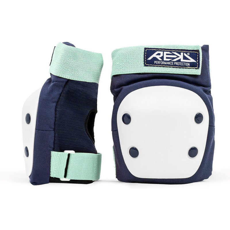 REKD Heavy Duty Triple Pad Set blue mint heavy duty pad set bluemint elbow pads pair