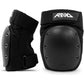 REKD Ramp Knee Pads black knee ramp pads black front and side
