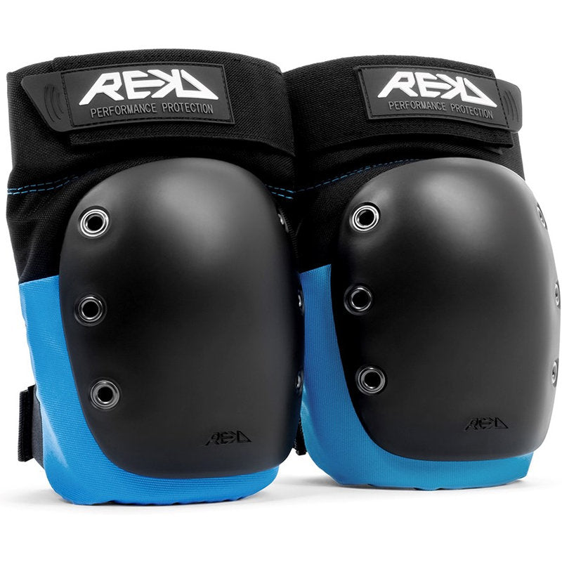 REKD Ramp Knee Pads black blue knee ramp pads blackblue main