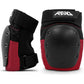 REKD Ramp Knee Pads black red knee ramp pads blackred front and side