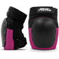 REKD Ramp Knee Pads black pink knee ramp pads blackpink front and side