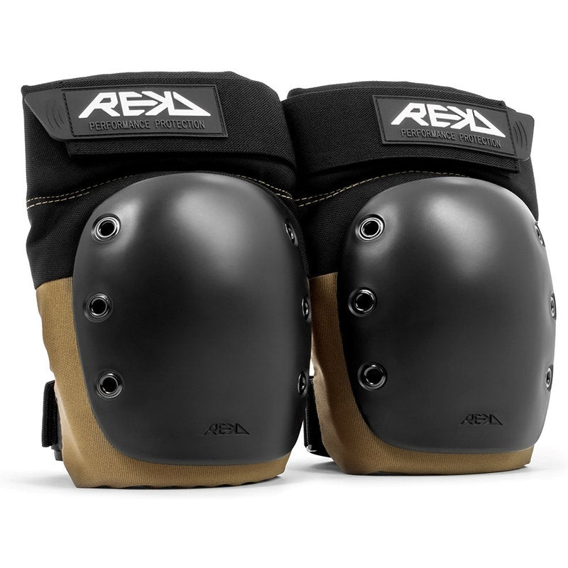REKD Ramp Knee Pads black khaki knee ramp pads blackkhaki main