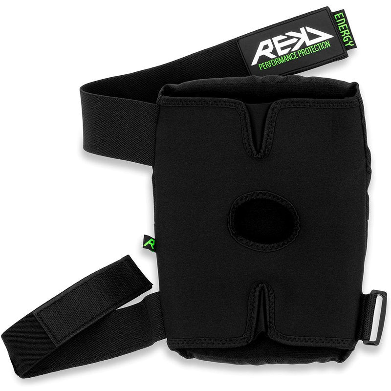 REKD Energy Ramp Knee Pads black energy ramp knee pads black back unstrapped