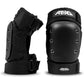REKD Pro Ramp Knee Pads black pro ramp knee pads black front and side