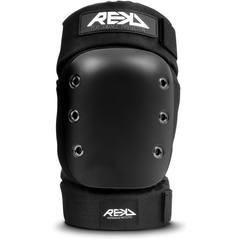 REKD Pro Ramp Knee Pads black pro ramp knee pads black front