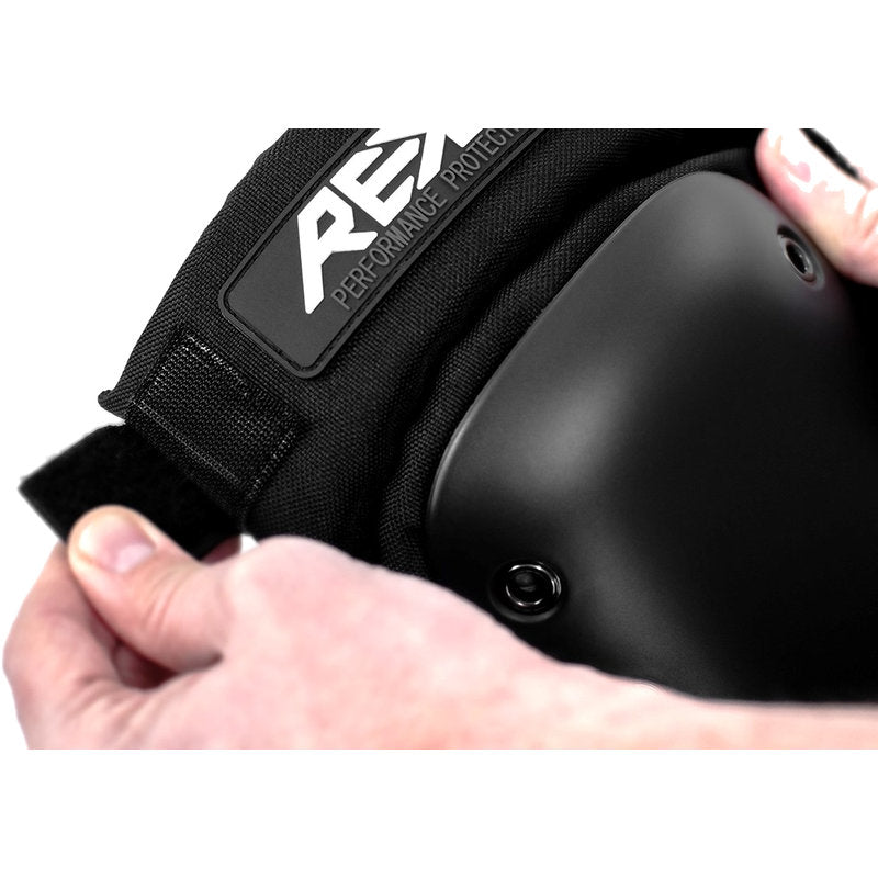 REKD Pro Ramp Knee Pads black pro ramp knee pads black detail 3
