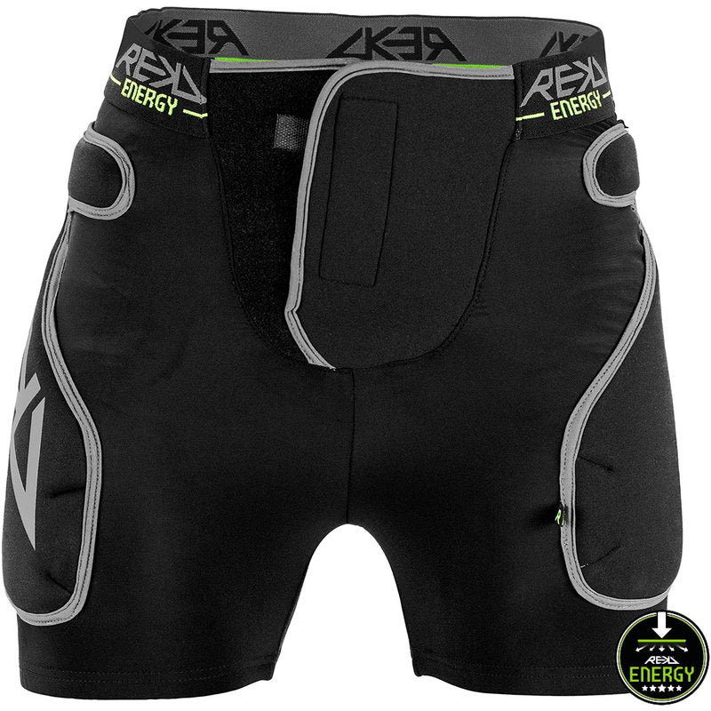 REKD Energy Impact Shorts black energy impact shorts black front
