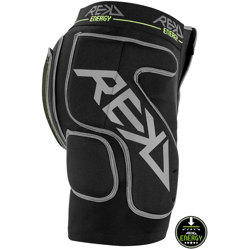 REKD Energy Impact Shorts black energy impact shorts black side