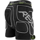 REKD Energy Impact Shorts black energy impact shorts black back angle no pad