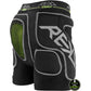 REKD Energy Impact Shorts black energy impact shorts black back angle