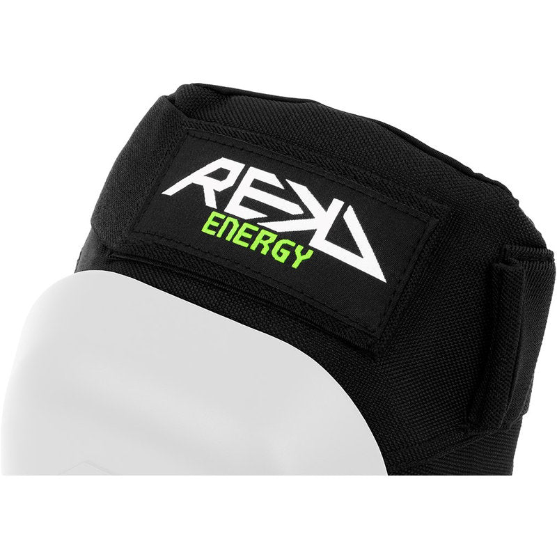 REKD Energy Patrol Knee Pads white energy patrol knee pads white cap detail 1
