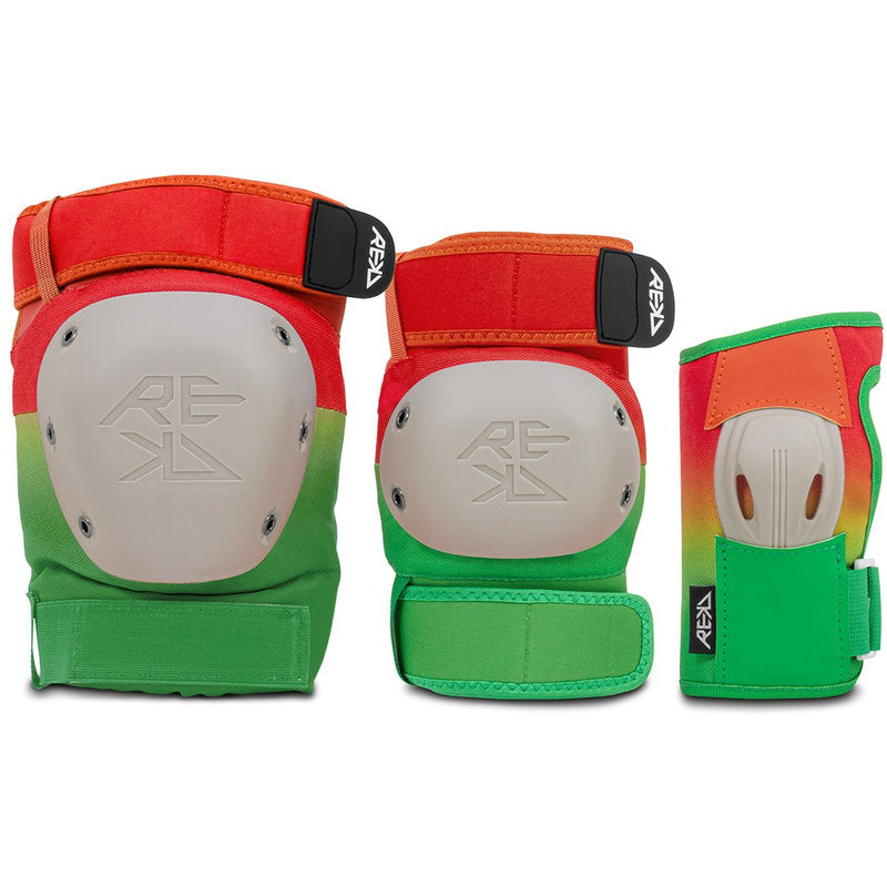 REKD Shield Triple Pad Set fade orange green shield triple pad set fade orange green main