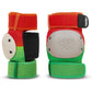 REKD Shield Triple Pad Set fade orange green shield triple pad set fade orange green elbow pads pair