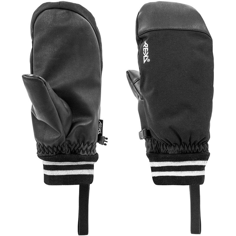 REKD Icon Under Cuff Snow Mitts black icon under cuff mitts black palm and back