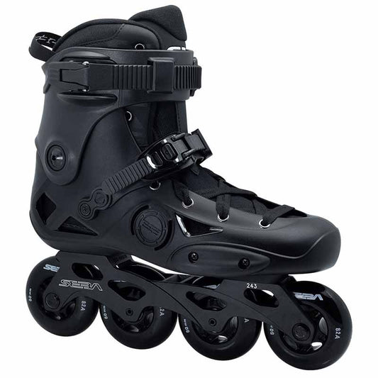 Seba E3 80 Black Premium Skates - Inlinex