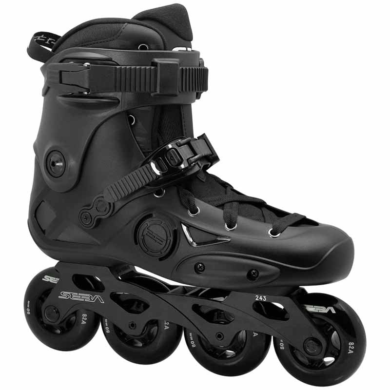 Seba E3 80 Black Premium V3 | Urban + Freestyle | Inline Skates – Inlinex