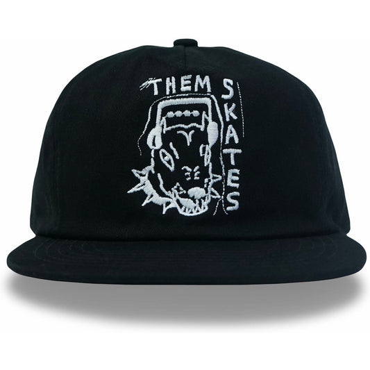 Them Dog Strapback Hat Black