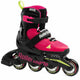 🔥🔥🔥Rollerblade Microblade Pink Green Kids Skates