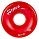 Ruedas cuádruples Chaya Big Softie Clear Red de 65 mm